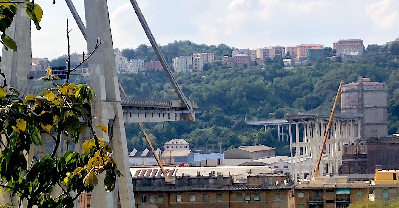 The Collapse of the Morandi Bridge