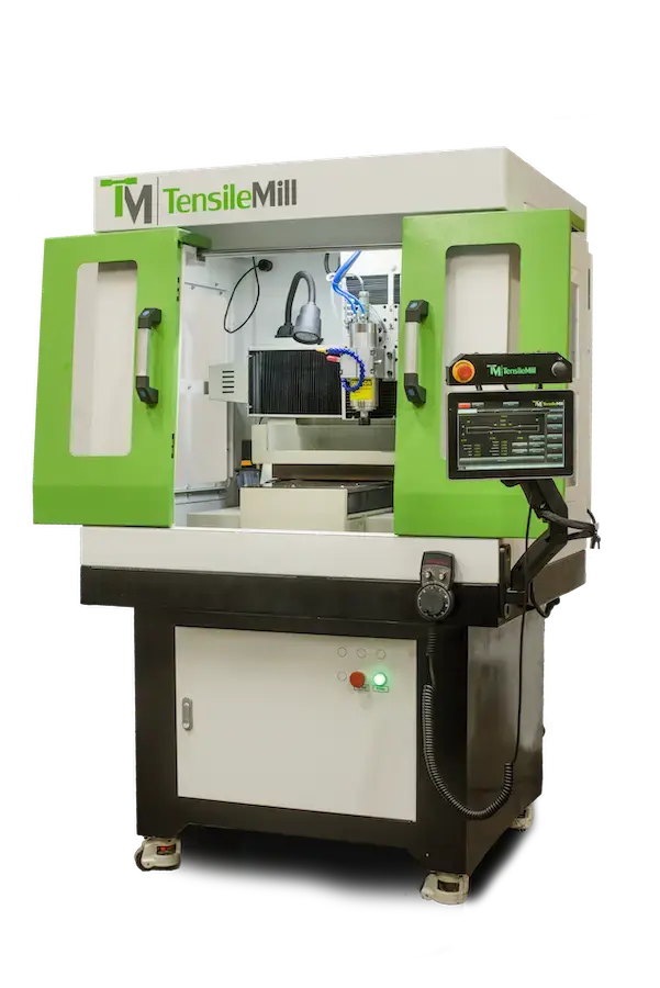 TensileMill CNC MINI for Flat Tensile Test Sample Preparation